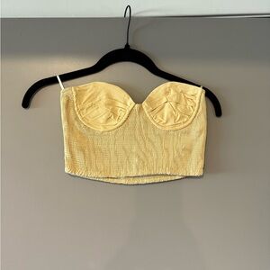 Zara Strapless Bustier Top